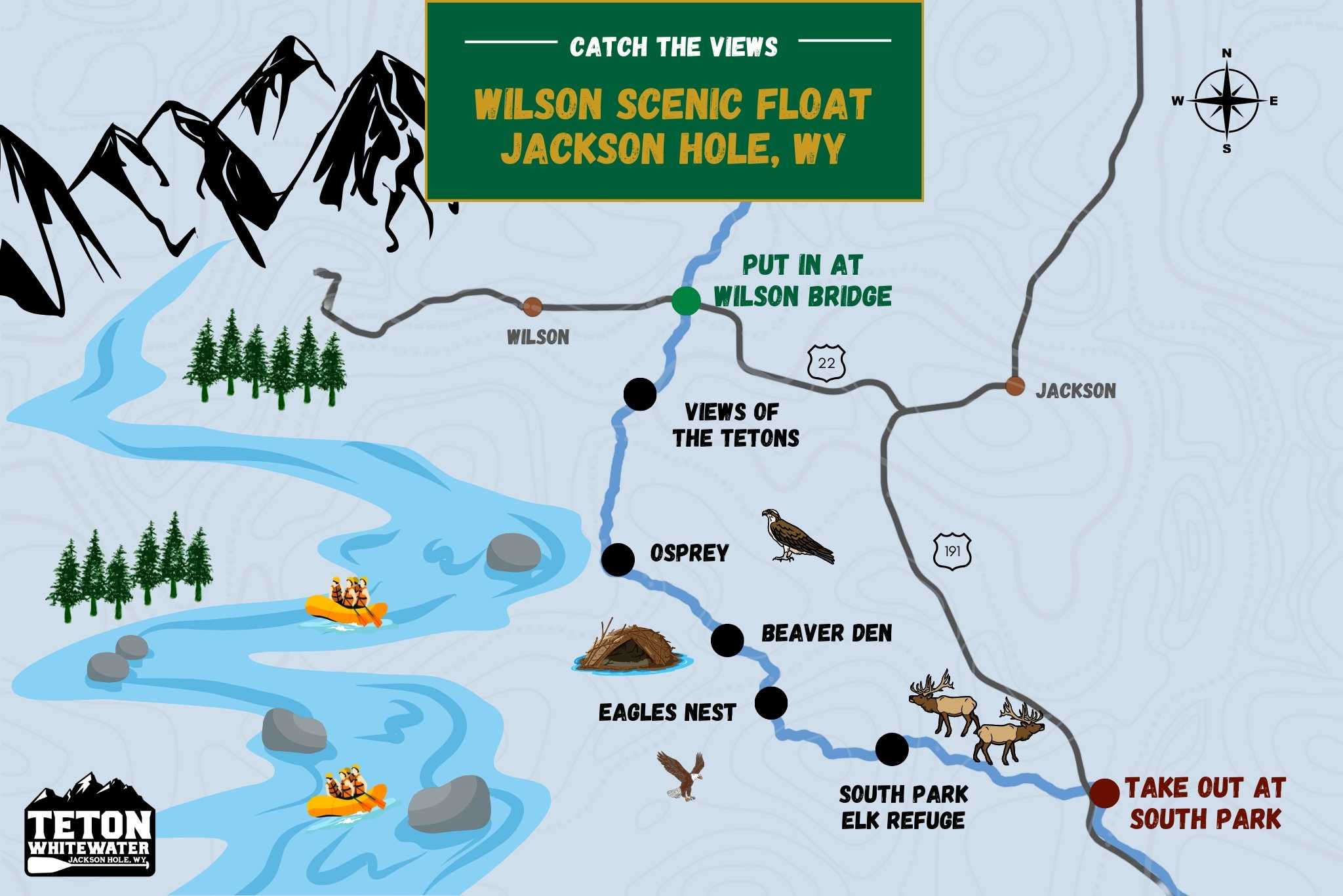 snake river scenic float in jackson hole