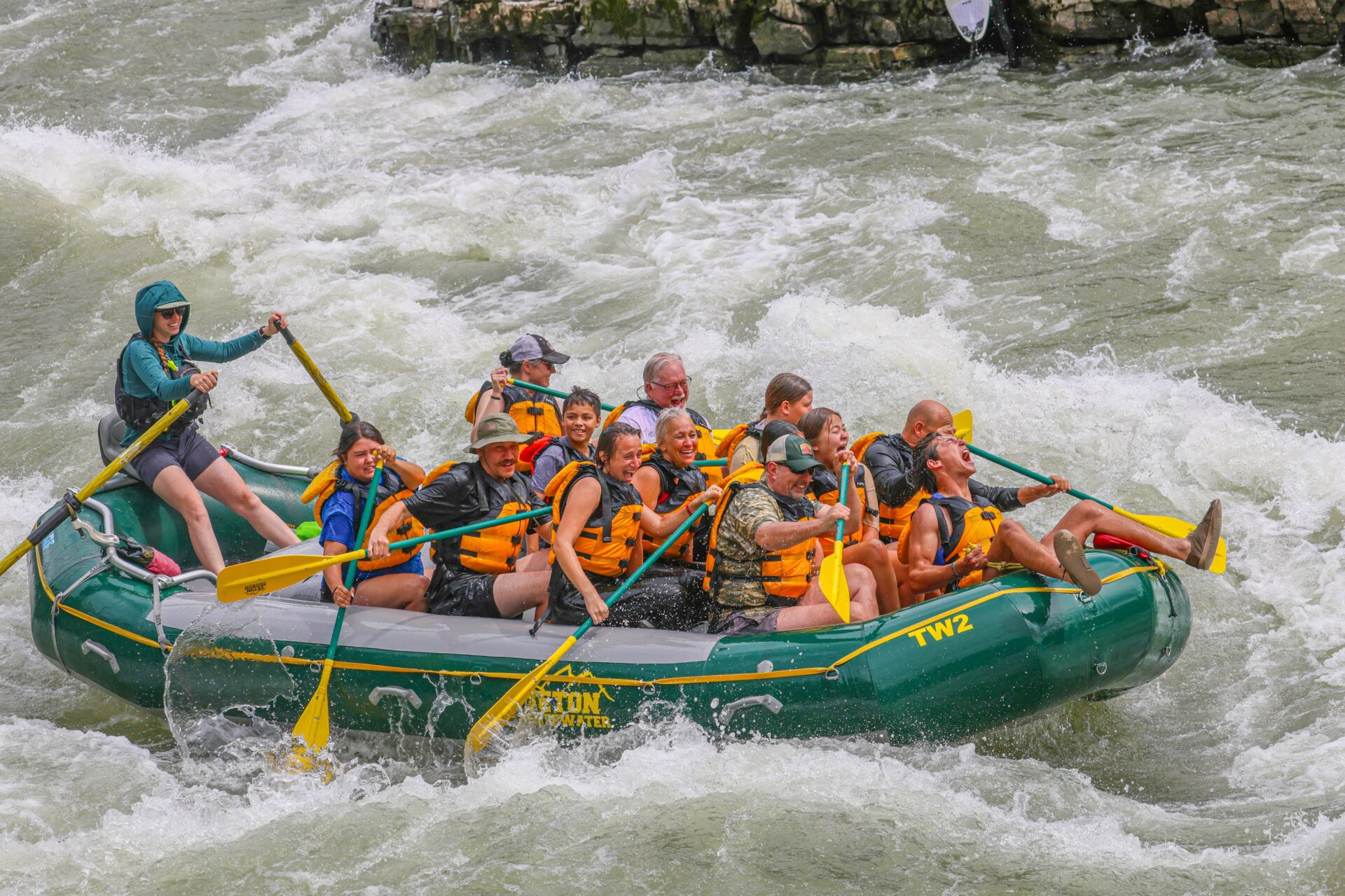 early season rafting on the snake river